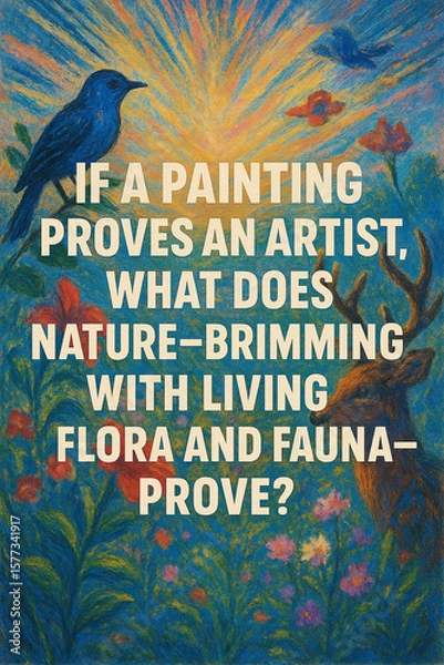 Fototapeta Sufi Poster on Logical and Visual Arguments for the Existence of God