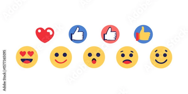 Fototapeta set of easter eggs