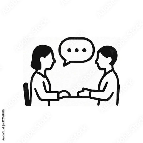 Fototapeta ビジネスシーンアイコン１