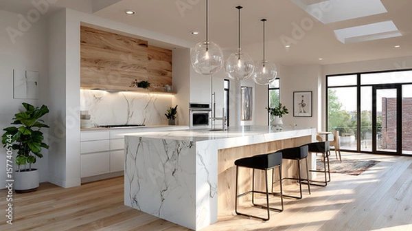 Obraz High-end kitchen design inspiration