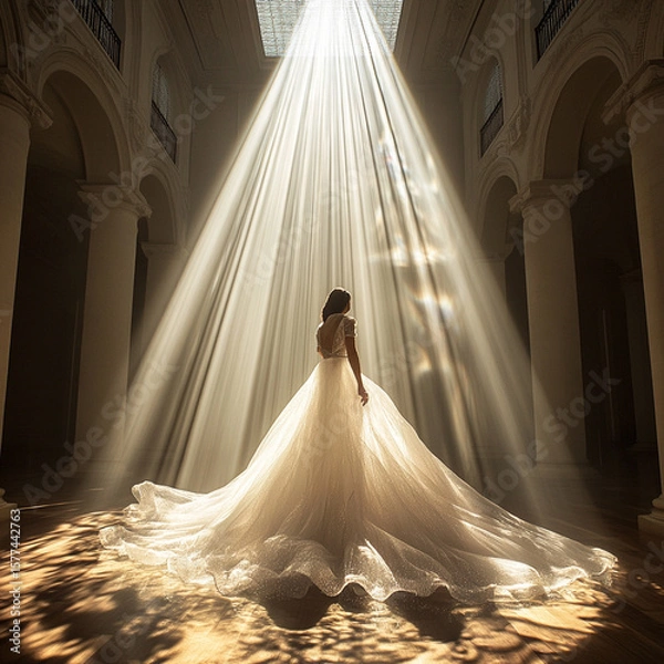 Fototapeta A Monumental Light Installation