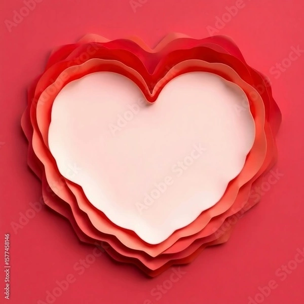 Obraz Paper Mache heart