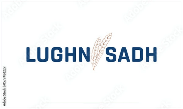 Fototapeta Lughnasadh Day design on white background, Typographic Design of Lughnasadh, Vector Design of Lughnasadh, Lughnasadh Day Design