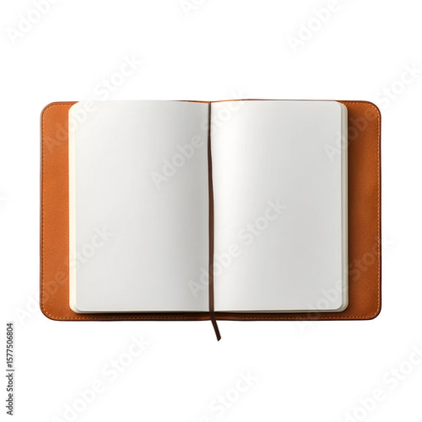 Fototapeta open book isolated on white background