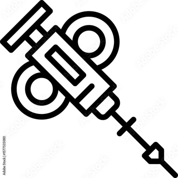 Obraz Biopsy icon vector illustration