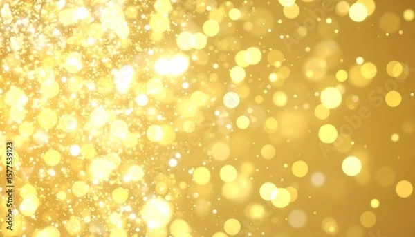 Fototapeta Gold glitter bokeh background