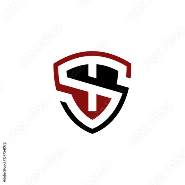 Fototapeta ST Shield logo