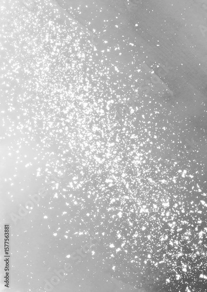 Fototapeta イラスト素材 モノクロの水彩風背景素材