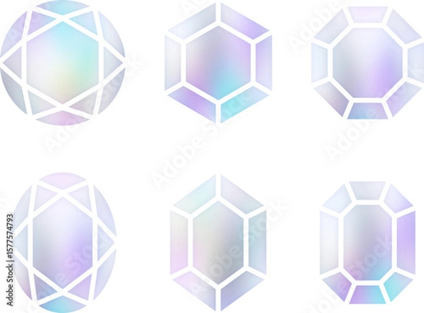 Obraz 宝石のイラスト