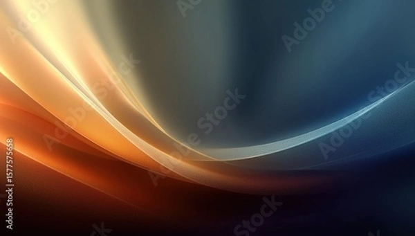 Obraz Abstract Fluid Color Wave Background for Modern Design Projects