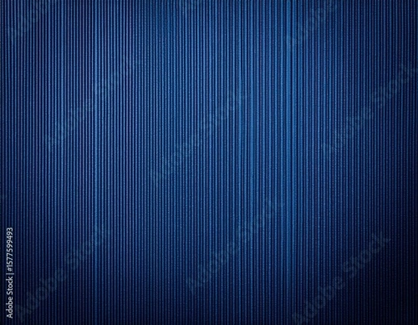 Fototapeta blank dark blue background close up of striped cardboard texture with shadowed edges