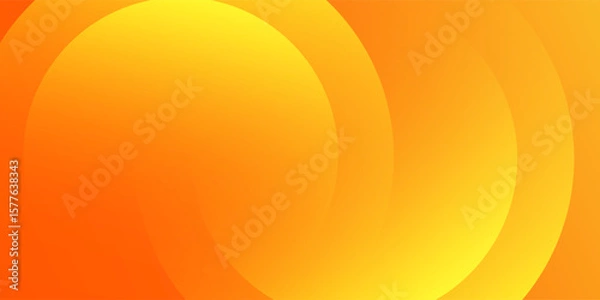Fototapeta Minimal geometric background. Orange elements with fluid gradient. Dynamic shapes composition. Eps10 vector