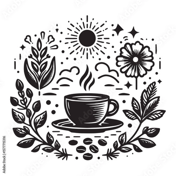 Obraz coffee icon vector