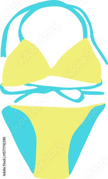 Fototapeta 水着のイラスト
