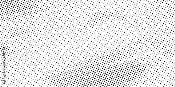 Obraz Halftone dots lightning explosion pop art comic background. Vector Illustration