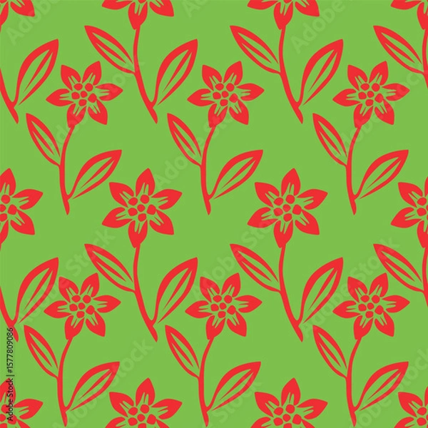 Obraz seamless floral pattern