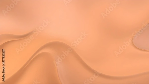 Fototapeta Vibrant abstract background with smooth flowing curves in orange, blue, and purple gradients. The fluid design creates a modern, futuristic, and visually soothing composition.