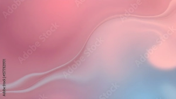 Fototapeta Vibrant abstract background with smooth flowing curves in orange, blue, and purple gradients. The fluid design creates a modern, futuristic, and visually soothing composition.