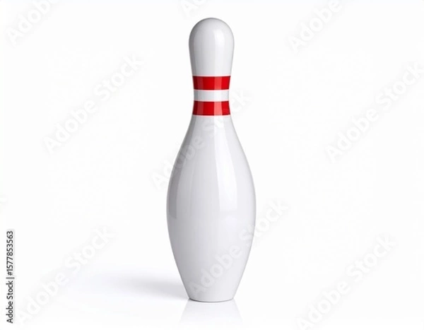 Fototapeta Single Bowling Pin