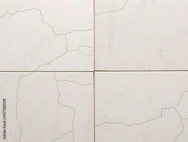 Obraz Elegant Off-White Marble Texture: Seamless Tile Pattern for Design Projects