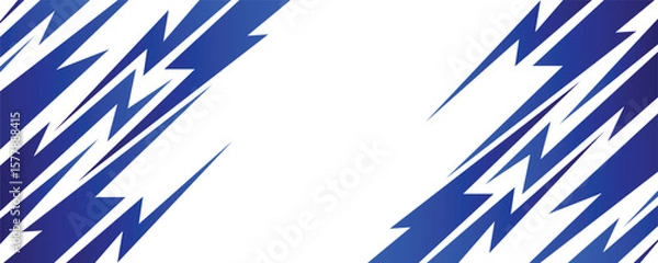 Obraz Abstract background with colorful sharp and zigzag pattern and with some copy space area