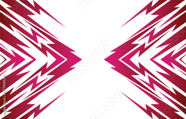 Obraz Abstract background with sharp and zigzag sport pattern and with some copy space area