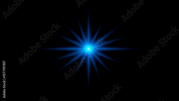 Fototapeta Lens flare light for abstract background.