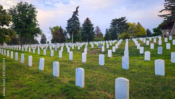 Obraz american war cemetery