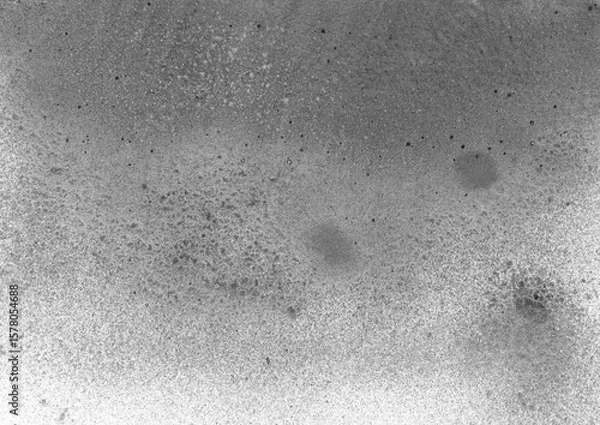 Fototapeta Grey grunge paint spray texture. Dusty abstract background. Rough particle overlay template.