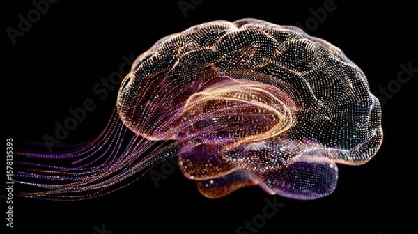 Fototapeta Brain network, abstract