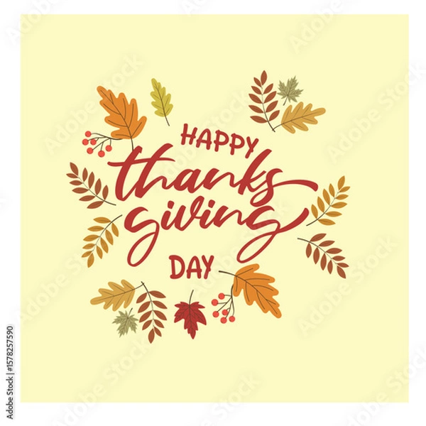 Fototapeta thanks giving