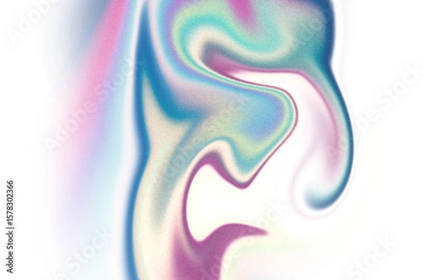 Fototapeta Grainy warm glowing light leaks overlay effect cutout on transparent background, Abstract neon film grain texture with heavy noise dust cutout, color gradients backdrop design background, png image