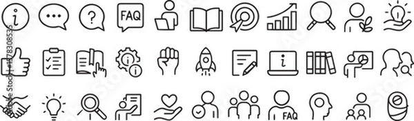 Fototapeta Abstract visual representation of information and knowledge sharing with interconnected elements and diverse color palette