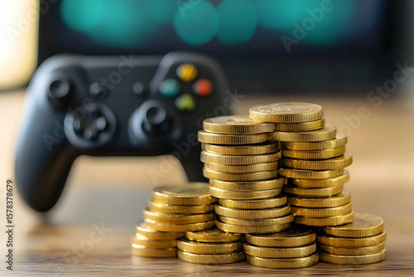 Fototapeta video game controller