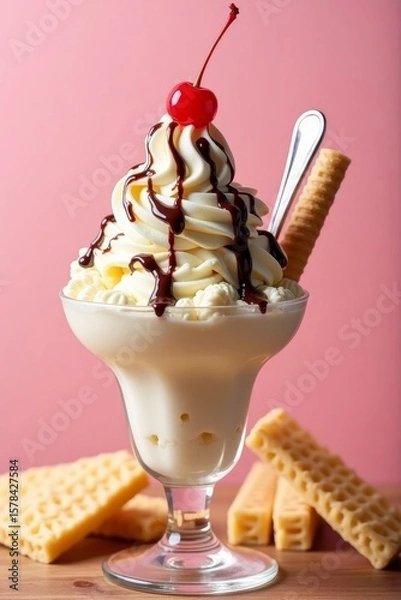 Obraz ice cream with chocolate