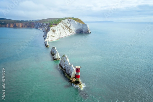 Obraz The Needles and Lighthouse, Isle of Wight