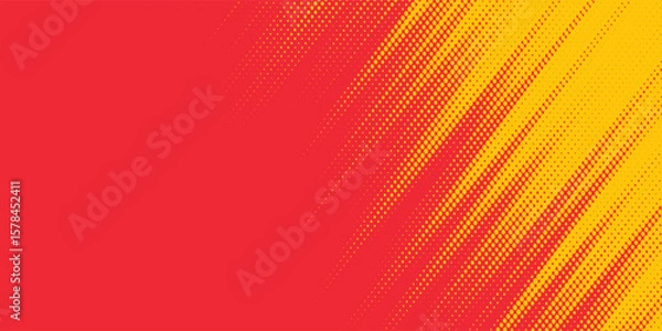 Fototapeta Abstract Vector Background. Dynamic Flow Lines with Vivid Colors Vector Minimalist Style Brochure, Cover, Flyer, Book Design Template. Contemporary Digital Glitch Art Conceptual
