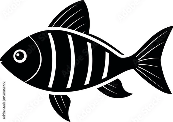 Fototapeta fish vector illustration