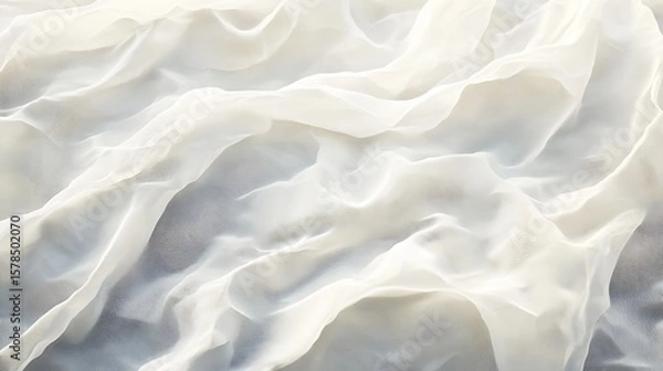 Fototapeta White fabric texture