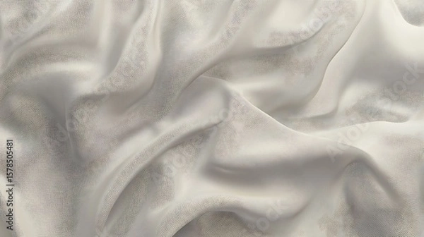 Fototapeta Wrinkled fabric texture