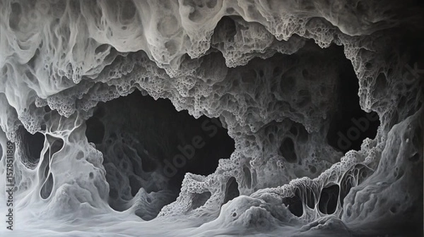 Fototapeta Abstract cave interior