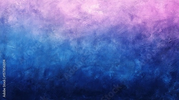 Fototapeta Abstract textured background with vibrant gradient from blue to pink.