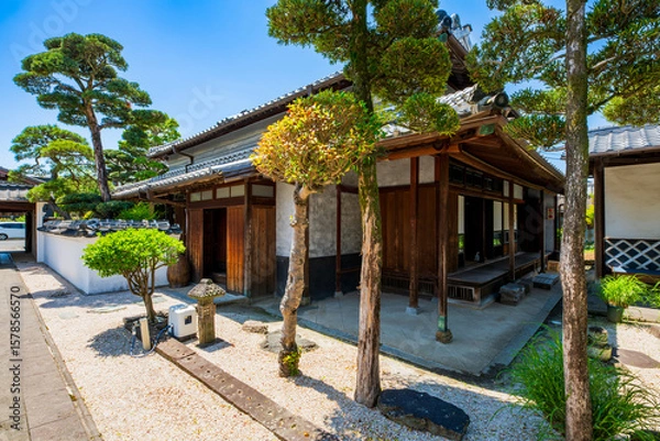 Obraz 福岡県　八女市福島の町並み　旧木下家住宅