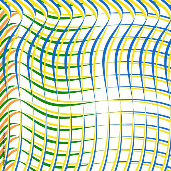 Fototapeta Unique simple background design with multi colors including white, yellow, green, and more. Perfect for wallpapers, digital projects, posters, decorative art, or any creative vibrant backdrop.