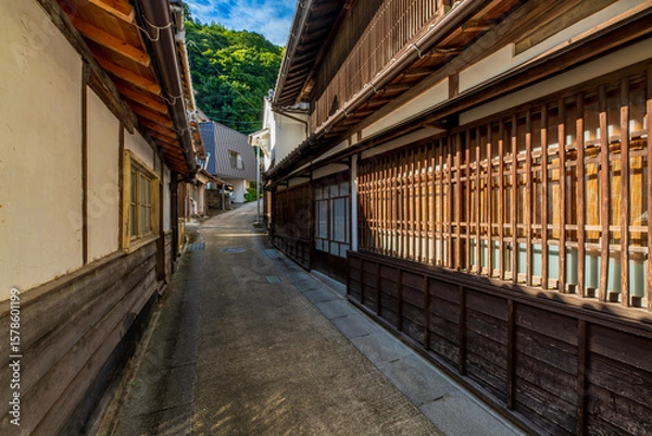 Obraz 愛知県　豊田市　足助の町並み