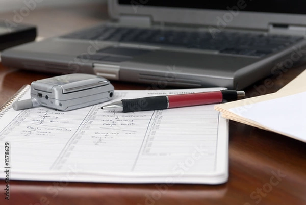 Fototapeta executive mobile desktop