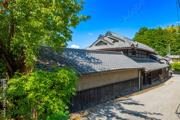 Obraz 大阪府　太子町の町並み