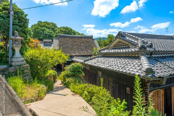 Obraz 大阪府　太子町の町並み