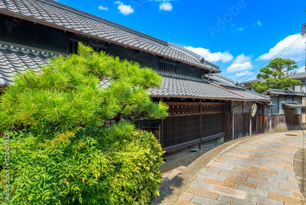 Obraz 大阪府　太子町の町並み