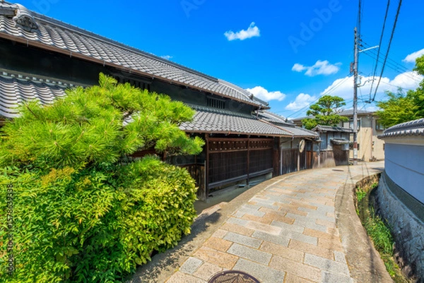 Obraz 大阪府　太子町の町並み